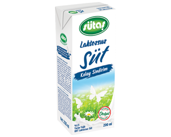 Sütaş 200 ml Lactose Free Milk