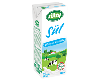 Sütaş 200 ml Semi Skimmed Milk