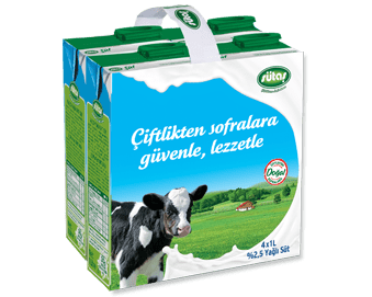 Sütaş 4x1L %2,5 Fat Milk