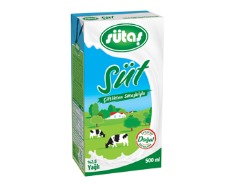 Sütaş 500 ml %2,5 Fat UHT Milk