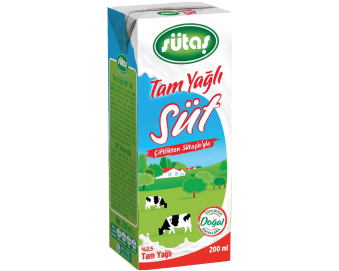 Sütaş 200 ml Whole Milk 