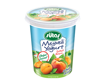 Sütaş Fruit Yogurt - Peach Apricot 4x115 g