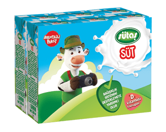 Sütaş 6x180 ml %2,5 Fat Milk